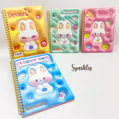 TRENDING BUNNY NOTEPAD SPARKLES