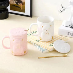 CERAMIC BEAR COFFEE CUP SPARKLES