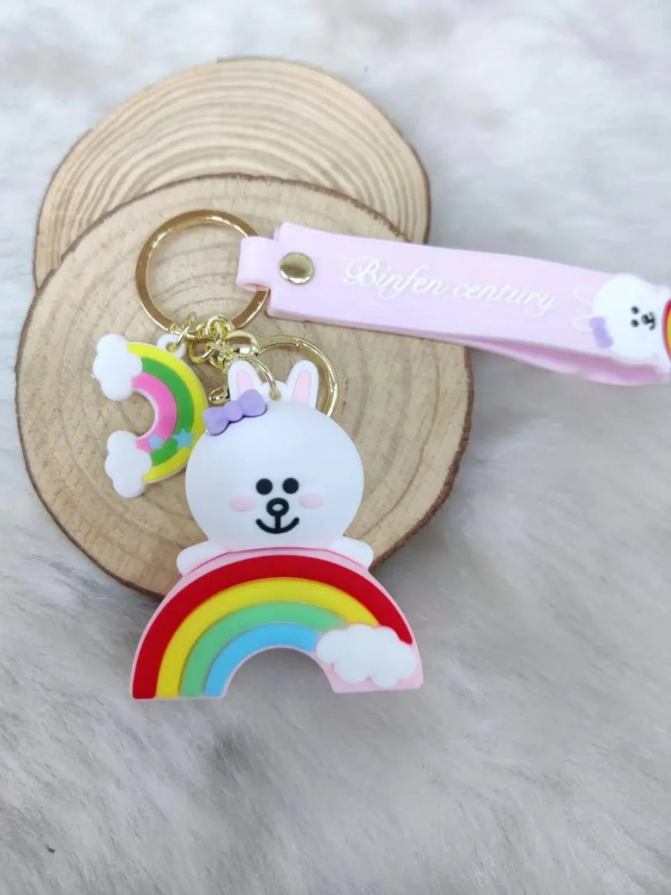 KAWAII RAINBOW KEYCHAIN SPARKLES