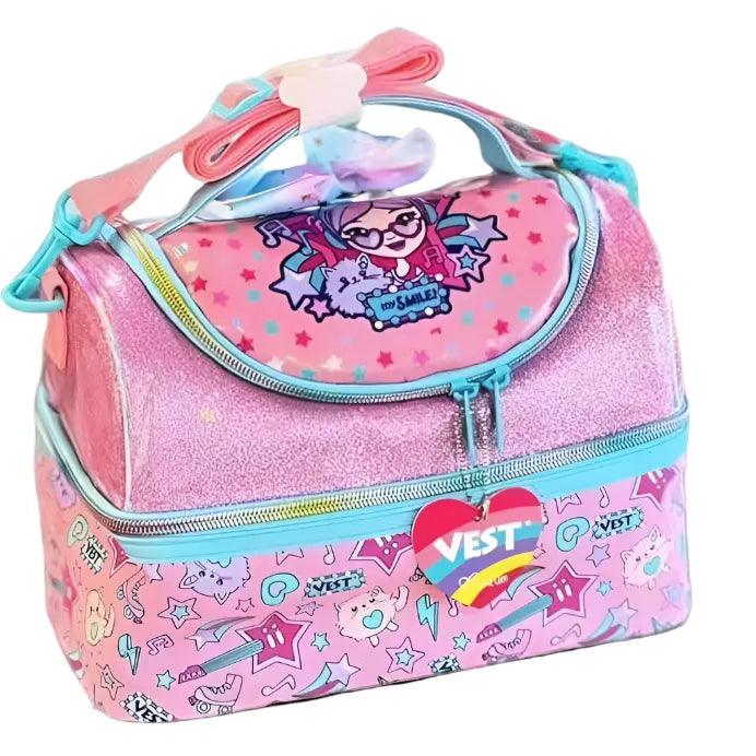 FOREVER GLITTER DUAL COMPARTMENT LUNCH BAG - Sparkles