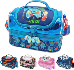 AESTHETIC GAMER DUAL COMPARTMENT LUNCH BAG SPARKLES