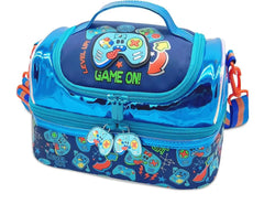 AESTHETIC GAMER DUAL COMPARTMENT LUNCH BAG SPARKLES