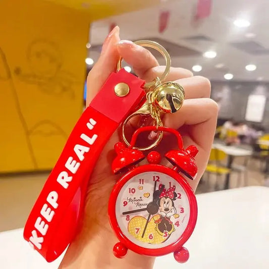 AESTHETIC ALARM CLOCK KEYCHAIN SPARKLES