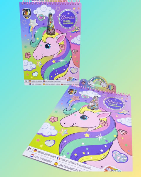 CUTE UNICORN COLORING BOOK