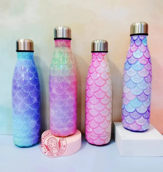 MERMAID SCALES FLASK SPARKLES