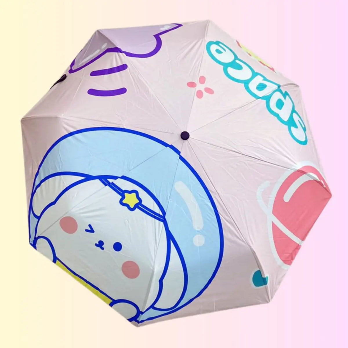 STURDY SPACE BEAR UMBRELLA SPARKLES