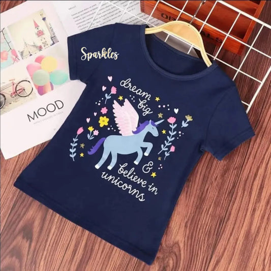 DREAMER UNICORN TEE FOR SUMMER Sparkles