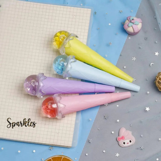 ADORABLE WATERY GEL PEN SPARKLES