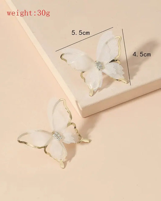 BUTTERFLY EARRINGS SPARKLES