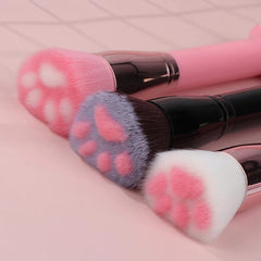 CUTE CAT PAW MAKEUP BRUSH SPARKLES