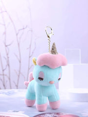 ADORABLE UNICORN PLUSH KEYCHAIN