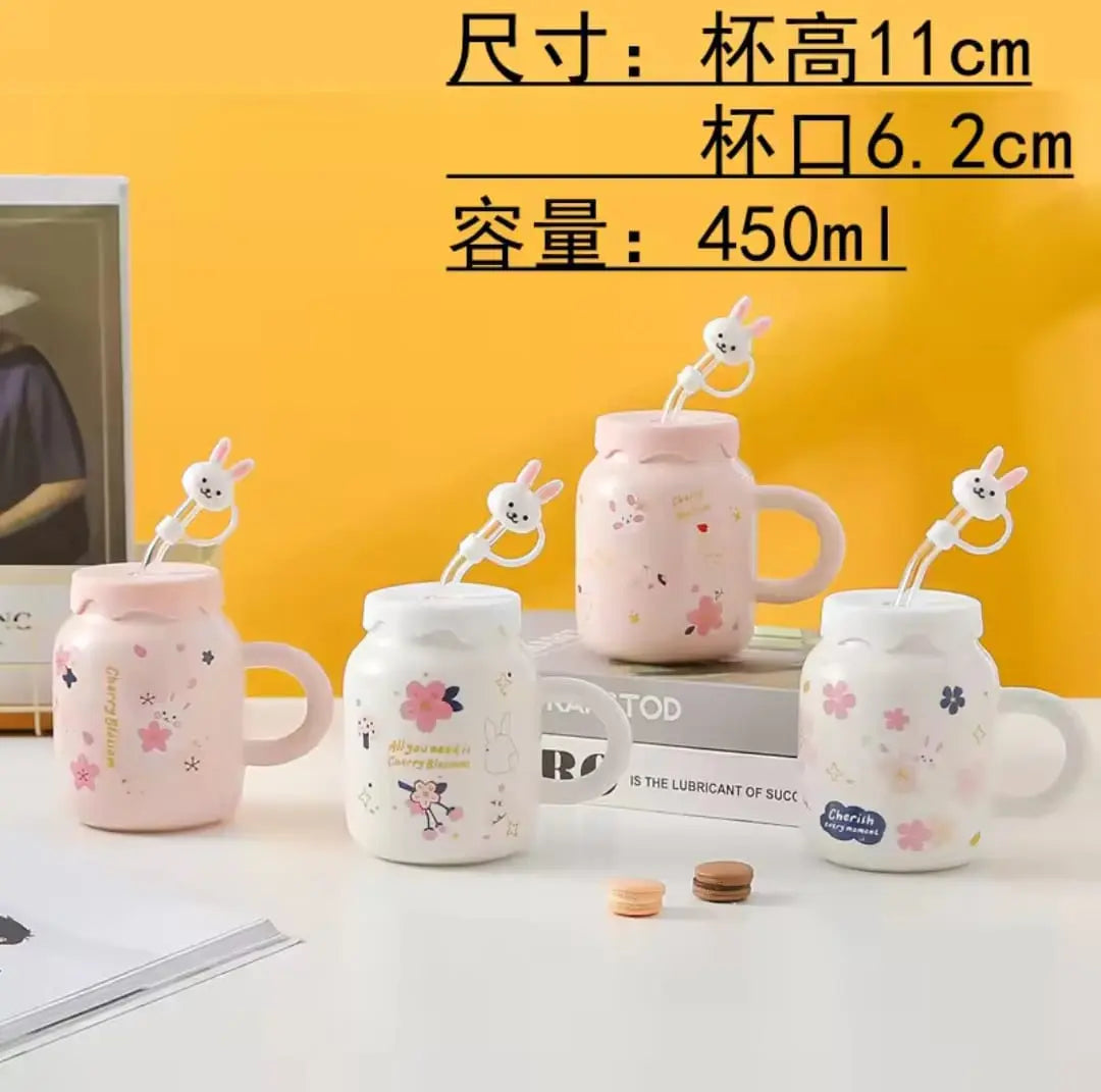 CERAMIC BUNNY MUG SPARKLES