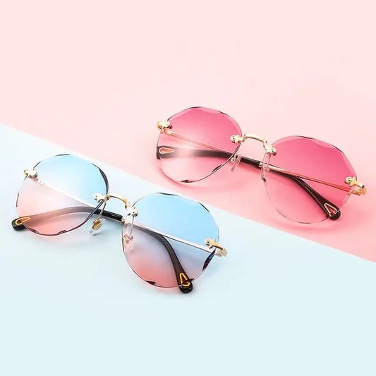 LUXURY RIMLESS SUNGLASSES SPARKLES