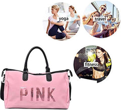 P I N K TRAVEL BAG SPARKLES