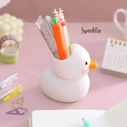 CUTE DUCK HOLDER SPARKLES