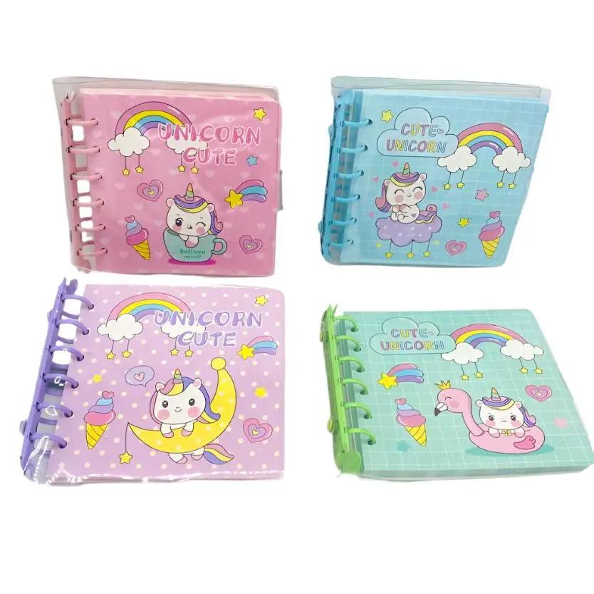 CUTE UNICORN NOTEPAD SPARKLES