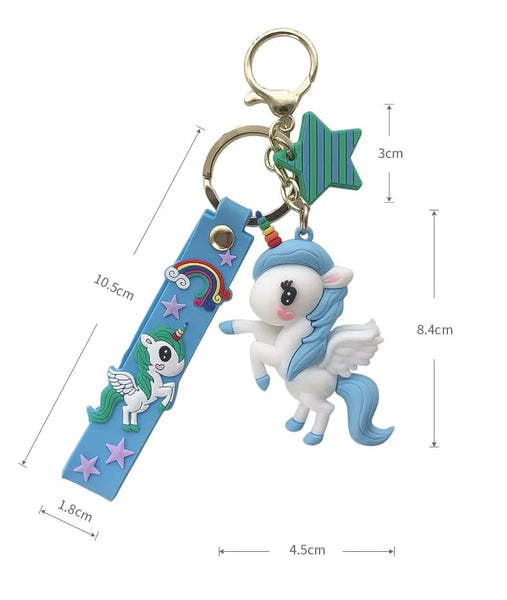 FLYING UNICORN KEYCHAIN