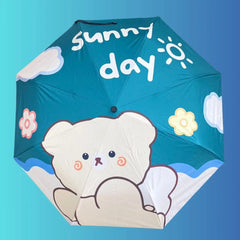 STURDY SUNNY BEAR UMBRELLA SPARKLES