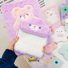 CUTE FLUFFY POUCH SPARKLES