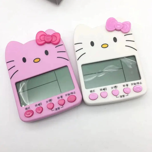 KITTY TIMER ALARM CLOCK SPARKLES