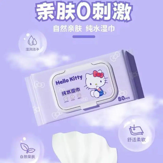 KAWAII WET TISSUE WIPES Sparkles