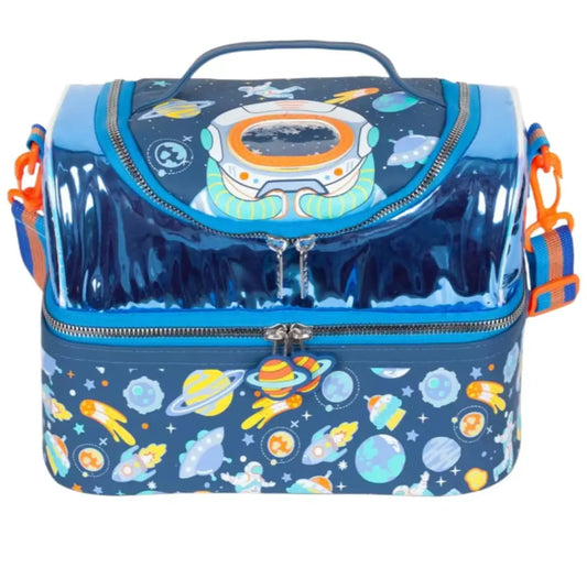 AESTHETIC ASTRONAUT DUAL COMPARTMENT LUNCH BAG SPARKLES