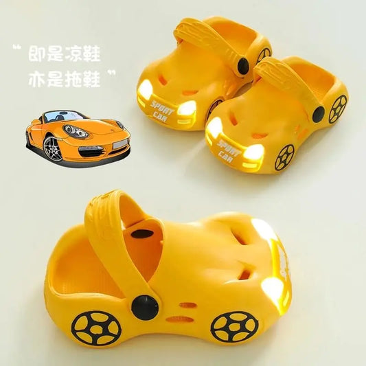 KIDS RACING CAR CROCS SPARKLES