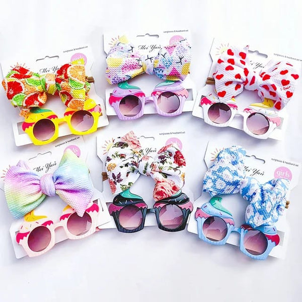 SUNGLASSES & HEADBAND SET SPARKLES