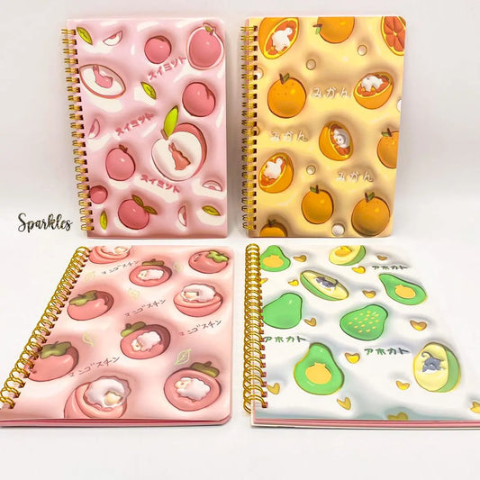 TRENDING FRUITY NOTEPAD SPARKLES