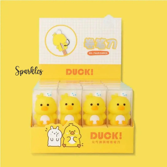 ADORABLE DUCK SHARPENER SPARKLES