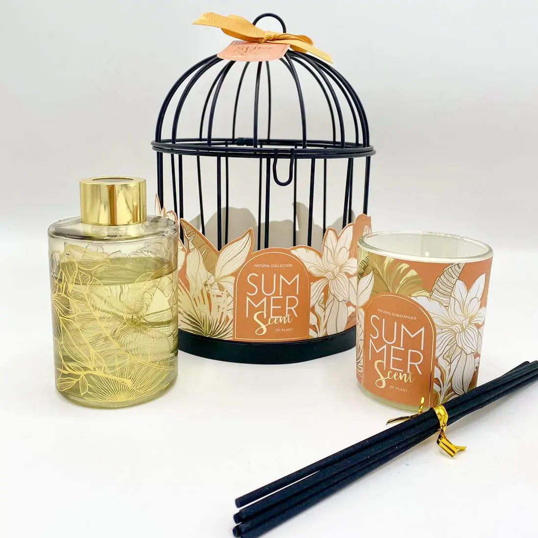 LOVE HOME DIFFUSER CAGE SET SPARKLES