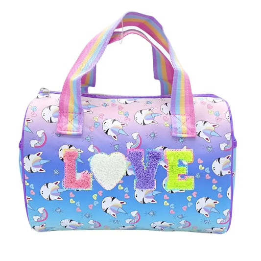 TRENDY MINI DUFFEL BAG SPARKLES