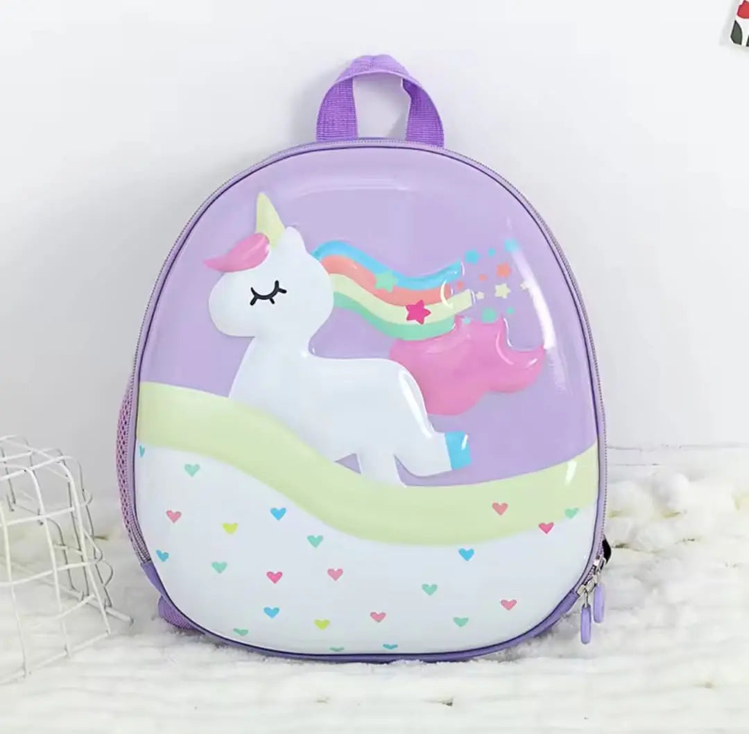 ADORABLE HARD SHELL UNICORN BACKPACK SPARKLES