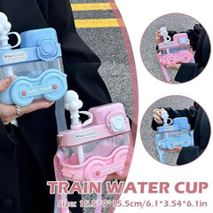 TRENDY TRAIN WATER BOTTLE SPARKLES