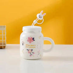 CERAMIC BUNNY MUG SPARKLES