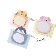 ADORABLE ANIMAL MEMO PAD SPARKLES