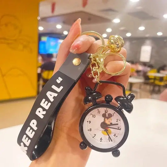 AESTHETIC ALARM CLOCK KEYCHAIN SPARKLES