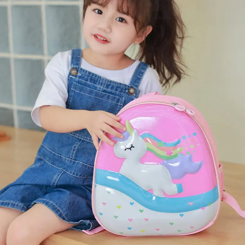 ADORABLE HARD SHELL UNICORN BACKPACK SPARKLES