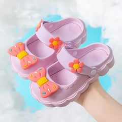 TRENDING FLORAL BOW CROCS SPARKLES