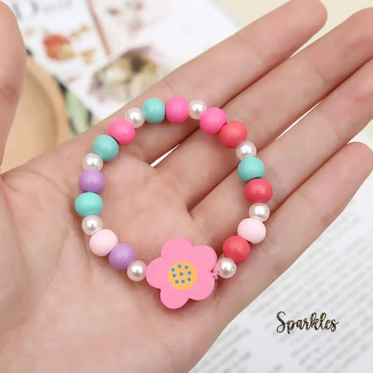 FLORAL BEADS SET SPARKLES