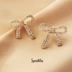 BOW STUDS SPARKLES