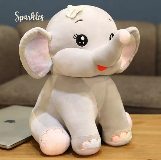 GIANT ELEPHANT PLUSH SPARKLES