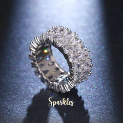 WHITE SAPPHIRE DREAM RING SPARKLES