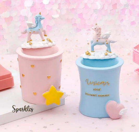 PRANCING UNICORN HOLDER SPARKLES