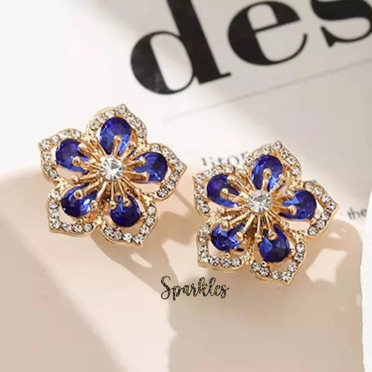 FLOWER STUDS Sparklesnow