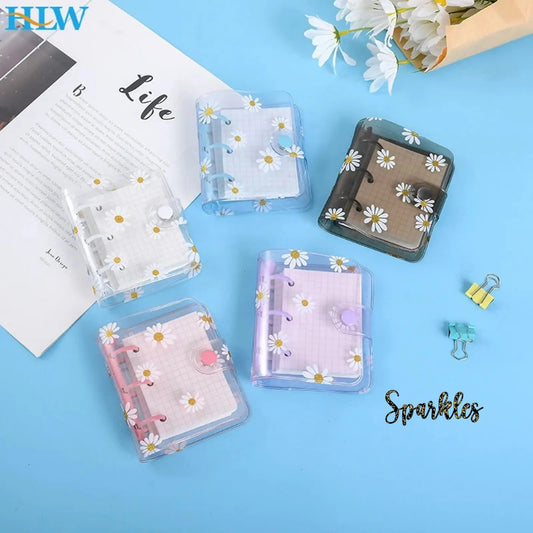 MINI TRANSPARENT NOTEBOOK SPARKLES