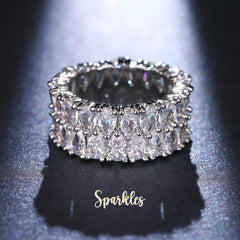 WHITE SAPPHIRE DREAM RING SPARKLES