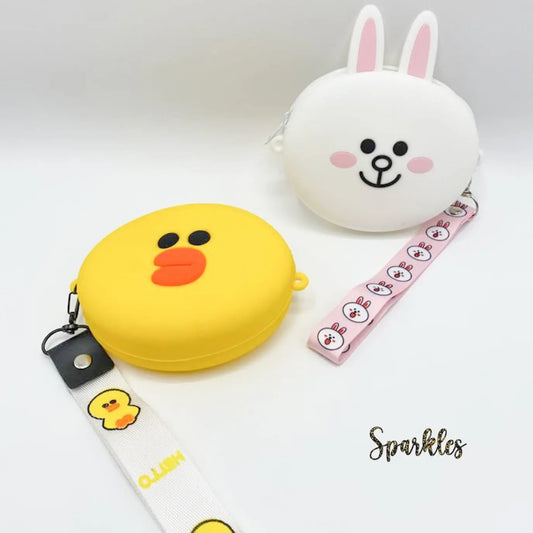 SILICONE POUCH SPARKLES