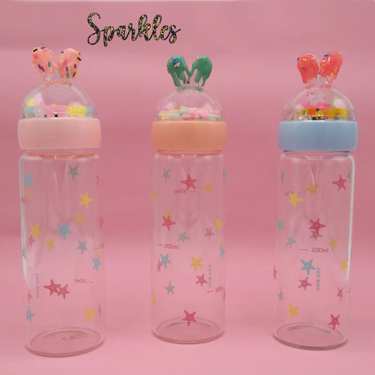 GLASS BOTTLES SPARKLES