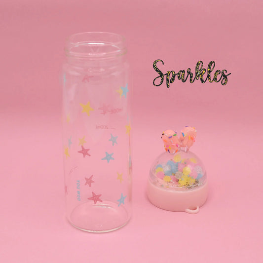 GLASS BOTTLES SPARKLES